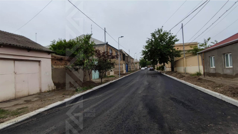 Hacı Zeynalabdin Tağıyev küçəsində təmir işləri görülüb