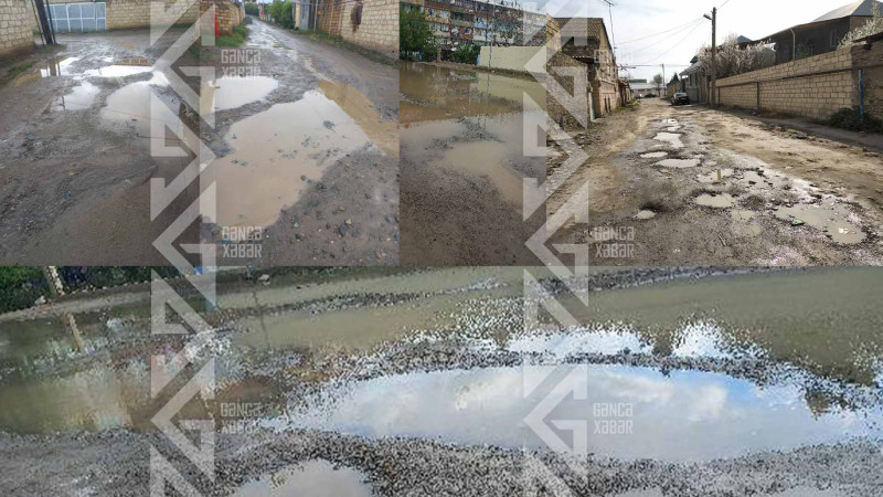 Bu küçələrdə piyada və avtomobillərin hərəkəti çətinləşib