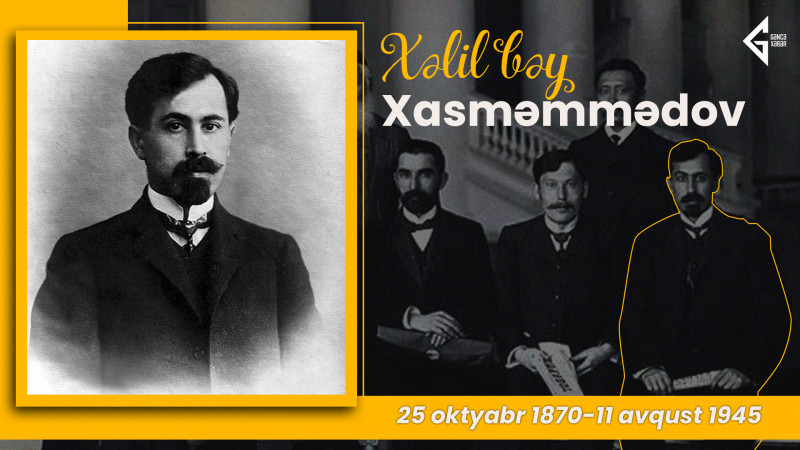 Azərbaycan Cümhuriyyətinin Ədliyyə naziri Xəlil bəy Xasməmmədov