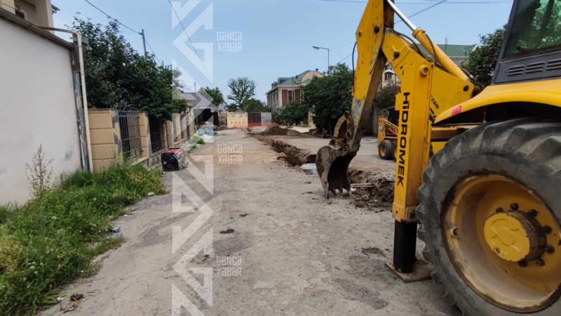 Hacı Əli Hüseynzadə küçəsinin sakinləri su və kanalizasiya sistemləri ilə təchiz olunurlar