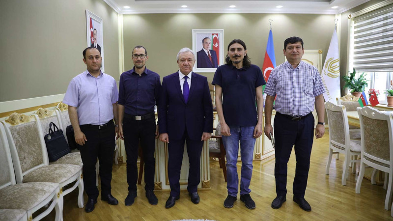 GDU-nun rektoru Dokuz Eylül Universitetinin əməkdaşları ilə görüşüb