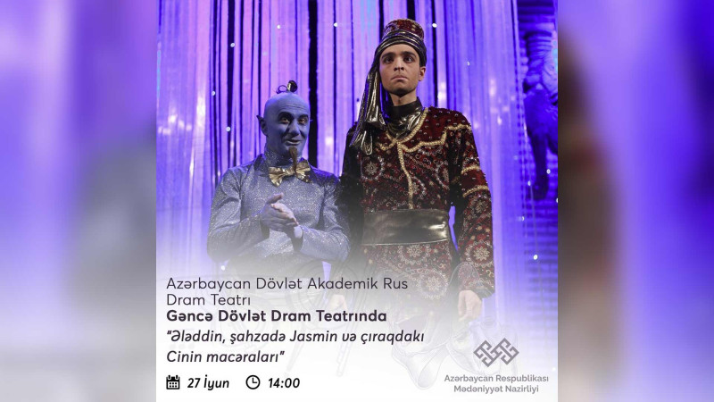 Akademik Rus Dram Teatrının kollektivi Nizami yurdunda çıxış edəcək