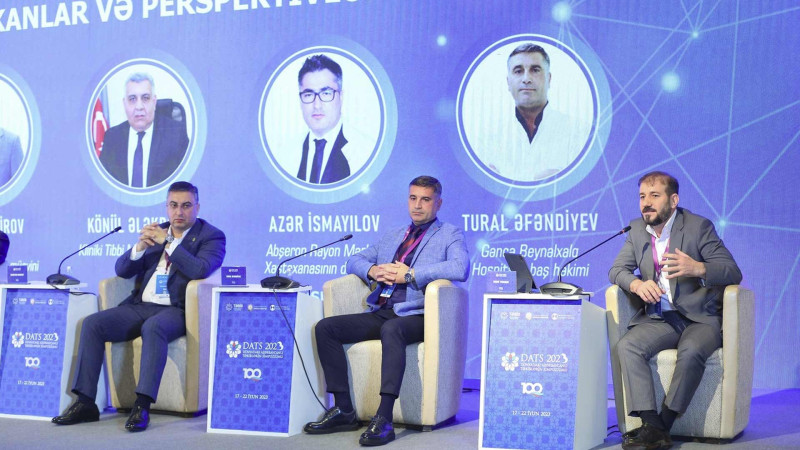 Gəncə Beynəlxalq Xəstəxanasının baş həkimi Dünyadakı Azərbaycanlı Həkimlərin Simpoziumuna qatılıb