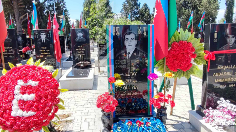 Şəhid Eltay Quliyevin mövlududur