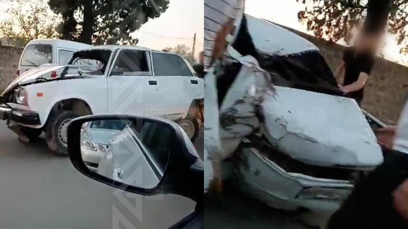 “VAZ 2107” idarəetmədən çıxaraq kanala aşıb