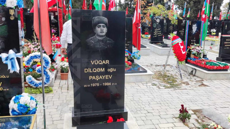 Şəhid Vüqar Paşayevin mövlududur