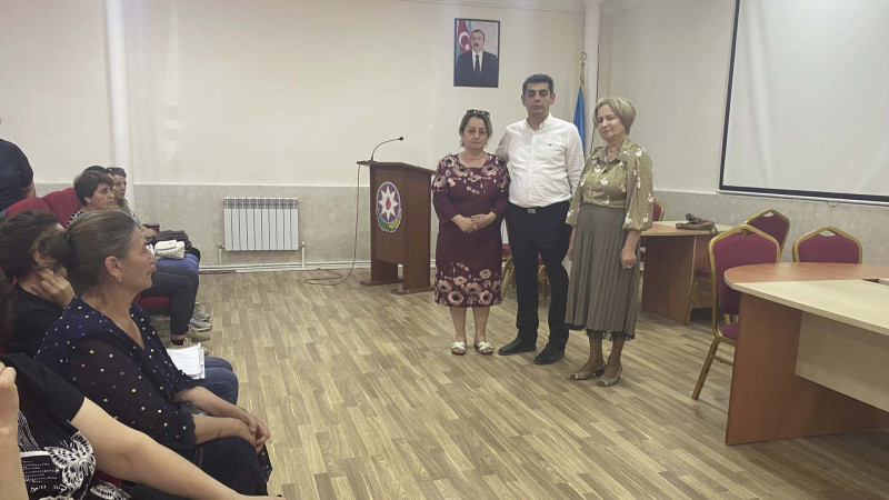 Gəncədə şəhid ailələrinə bayram sovqatları paylanılıb