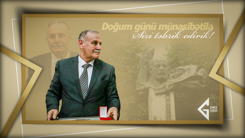 Bu gün Gəncənin Baş rəssamı Şərif Şərifovun 78 yaşı tamam olur
