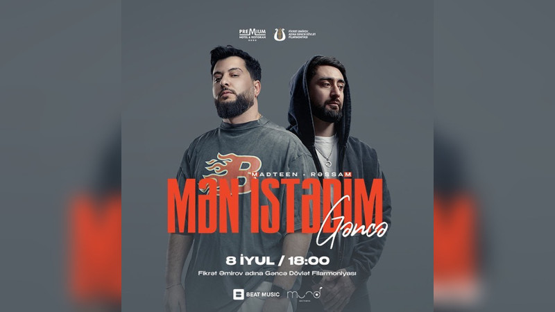 Madteen və Rəssamın “Mən istədim” adlı konserti keçiriləcək