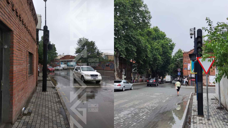 Şəhərin bu hissələrində işıqforlar fəaliyyət göstərmir