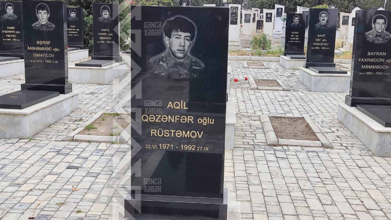 Şəhid Aqil Rüstəmovun mövlududur