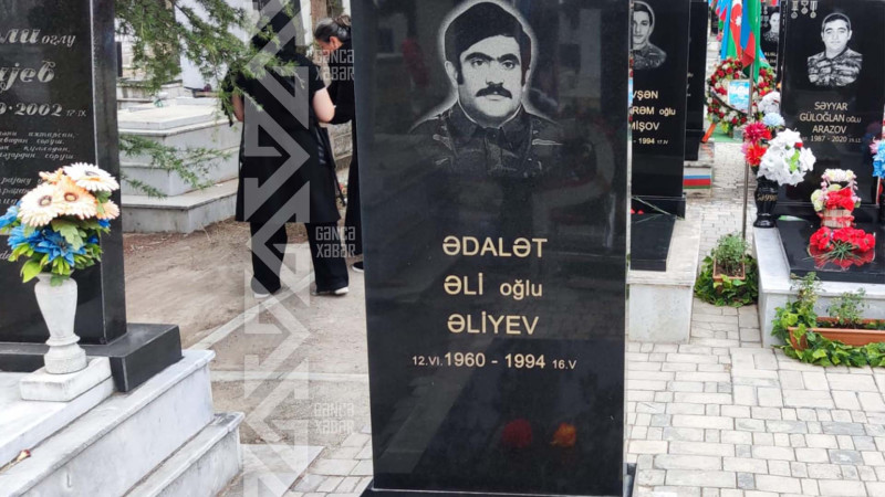 Şəhid Ədalət Əliyevin mövlududur
