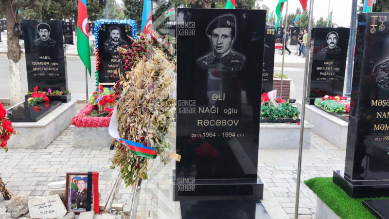 Şəhid Əli Rəcəbovun mövlududur
