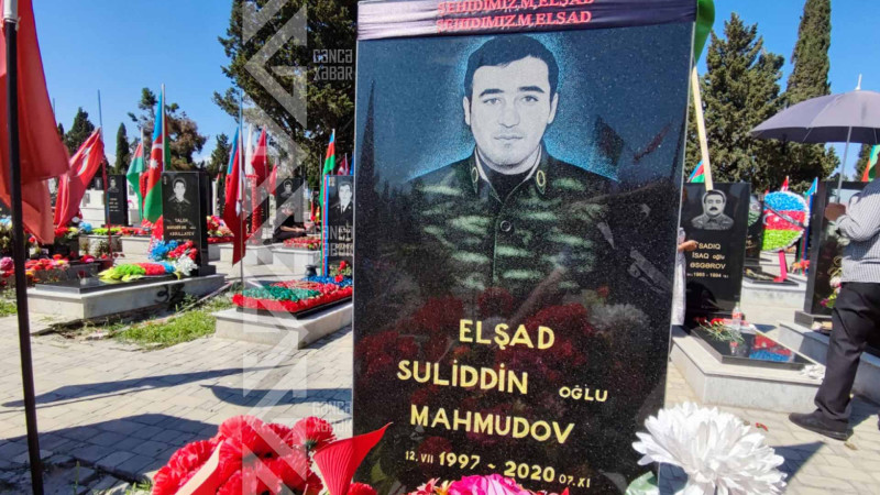 Şəhid Elşad Mahmudovun mövlududur