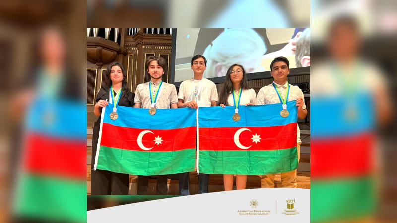 Həmyerlimiz 55-ci Beynəlxalq Kimya Olimpiadasından medalla qayıdıb