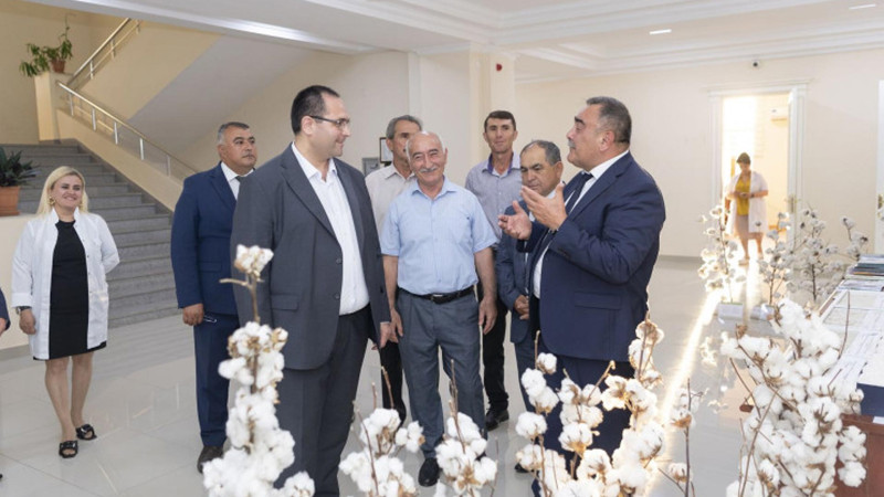 Nazir Məcnun Məmmədov elmi-tədqiqat institutunu ziyarət edib