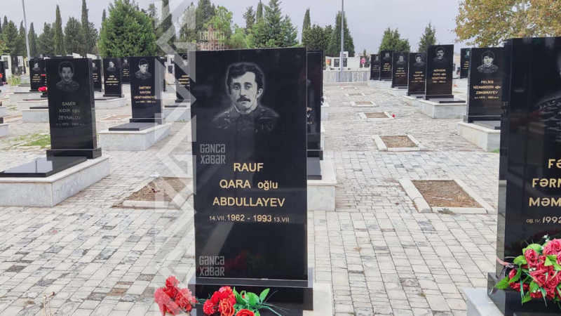 Şəhid Rauf Abdullayevin mövlududur