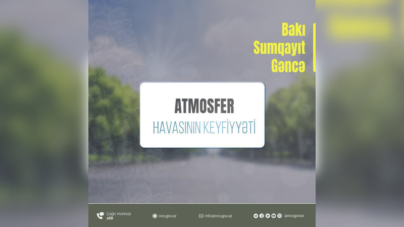 Havada azot-4 oksidinin miqdarı artıq çıxıb