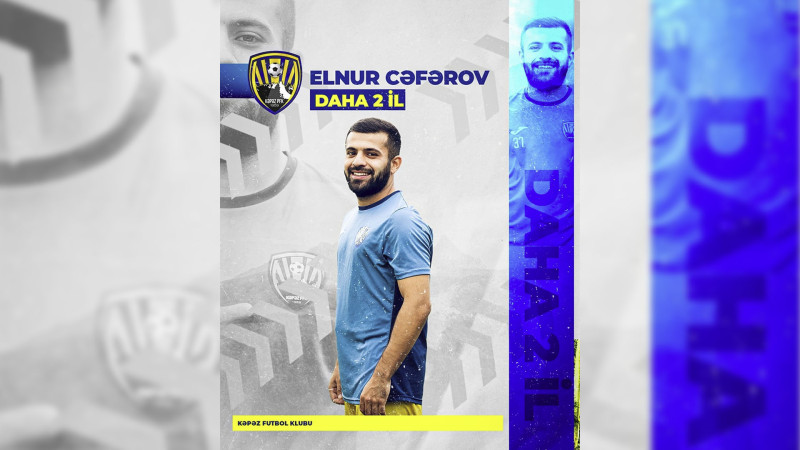 Kəpəz növbəti futbolçusu ilə müqavilənin müddətini uzadıb