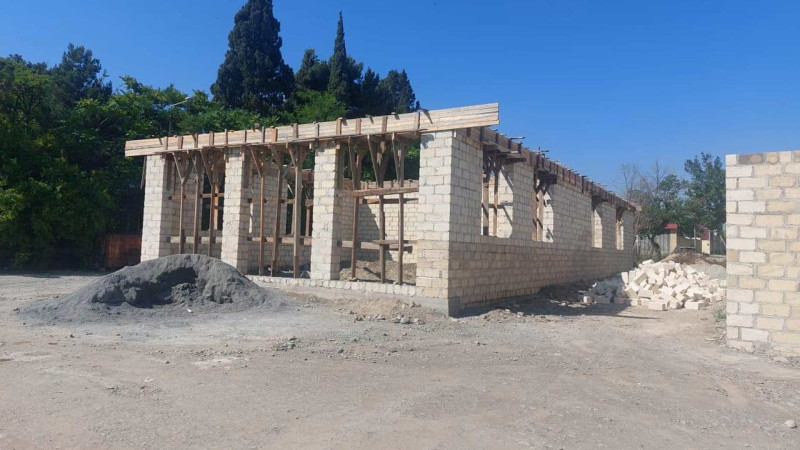 İki ərazidə qanunsuz tikinti işləri dayandırılıb