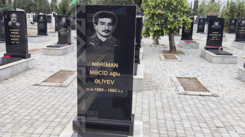 Şəhid Nəriman Əliyevin mövlududur