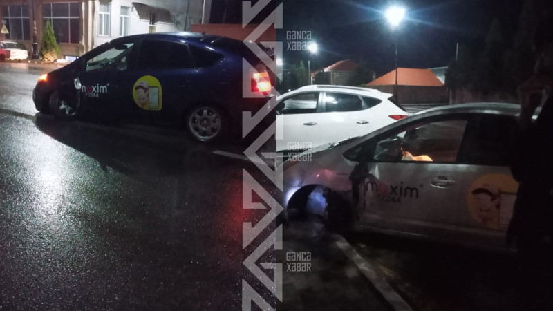 Əks-istiqamətdə hərəkət edən iki “Prius” toqquşub
