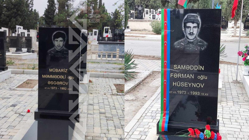 Şəhid Saməddin Hüseynov və Mübariz Əsgərovun mövlududur