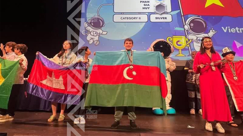 Məktəblimiz ABŞ-də olimpiadadan gümüş medalla qayıdıb