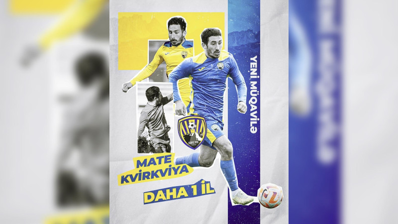 “Kəpəz” Mate Kvirkviyaya yeni müqavilə təklif edib
