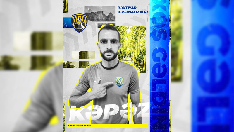 Kəpəz Azərbaycan millisinin futbolçusunu transfer edib