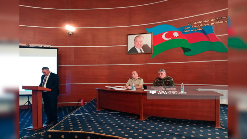 Regional Dövlət Yanğın Nəzarəti İdarəsində seminar-müşavirə təşkil olunub