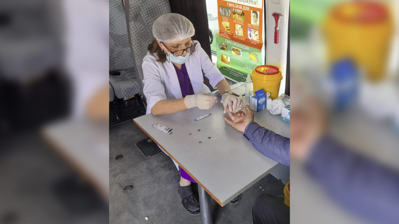 Sakinlər ödənişsiz ekspres-testdən keçiblər