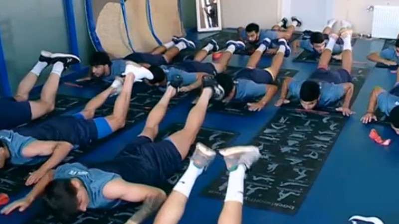 “Sarı-göylər” taktiki məşqlərlə yanaşı, fitnes çalışmalarına başlayıb