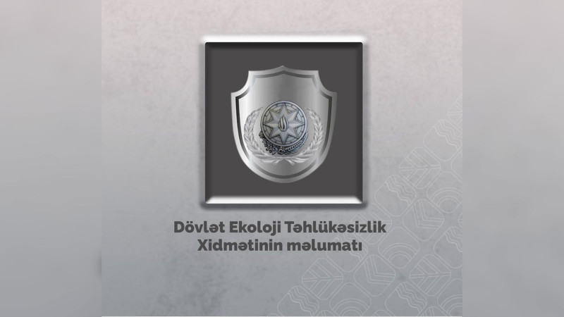 Ekologiyaya zərər vuran şəxs müəyyən edilib