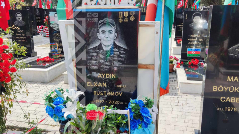 Şəhid Aydın Rüstəmovun mövlududur