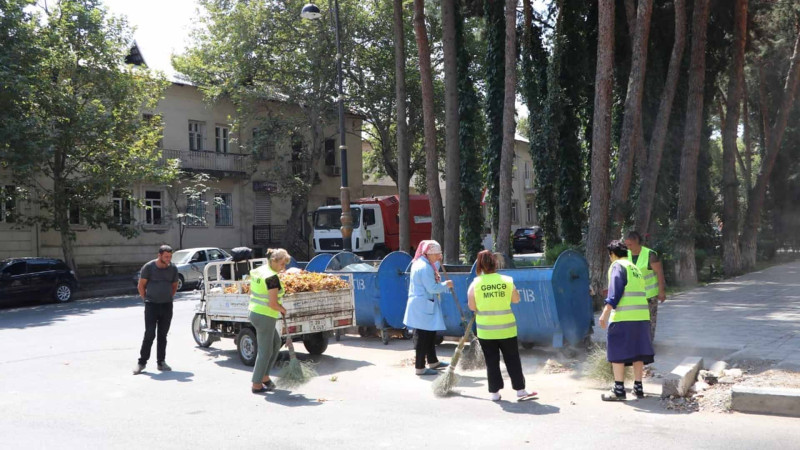 MKTİB-nin əməkdaşları daha bir neçə küçədə iməcilik keçiriblər