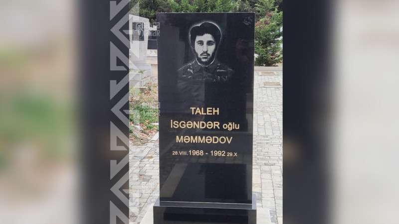 Şəhidimiz Taleh Məmmədovun mövlududur