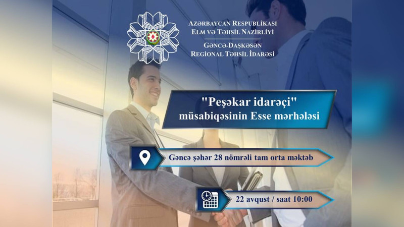 Pedaqoji işçilər üçün müsabiqə təşkil olunacaq