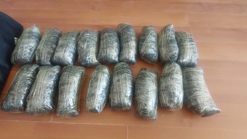 Şəhər sakinində 18 kq narkotik tapılıb