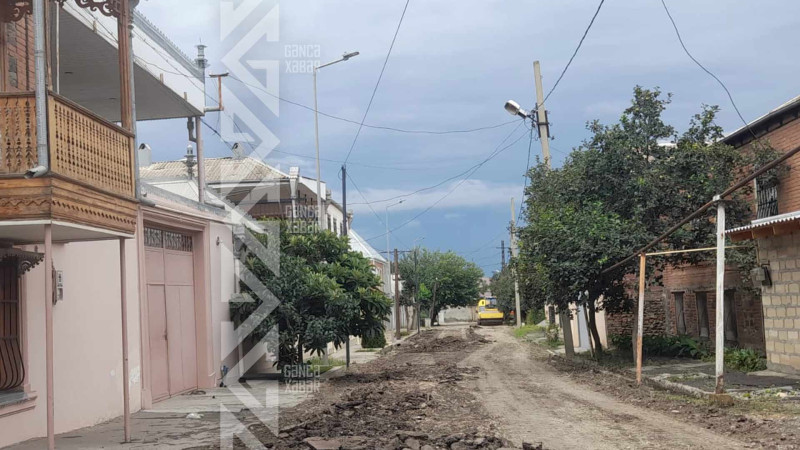 Daha bir küçədə yol infrastrukturu salınacaq