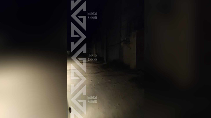 Hərbi şəhərcikdə işıqlandırma sistemi sıradan çıxıb