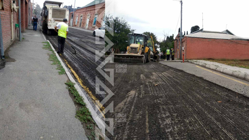 Daha iki küçədə asfalt örtüyü qaşınır