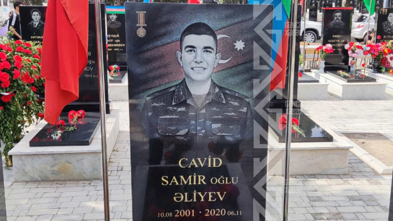 Şəhid Cavid Əliyevin mövlududur