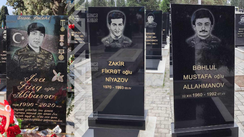 Üç şəhidimizin mövlududur