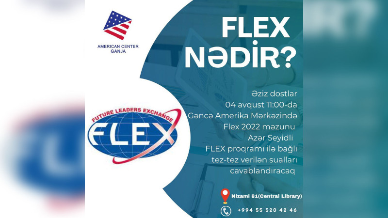 FLEX ilə maraqlanan məktəblilərin nəzərinə