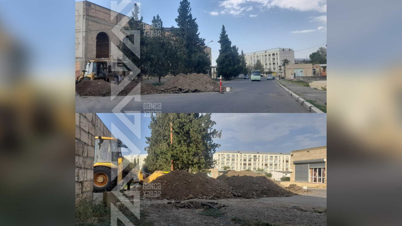 Gülüstan qəsəbəsində yeni kanalizasiya sistemi çəkilir