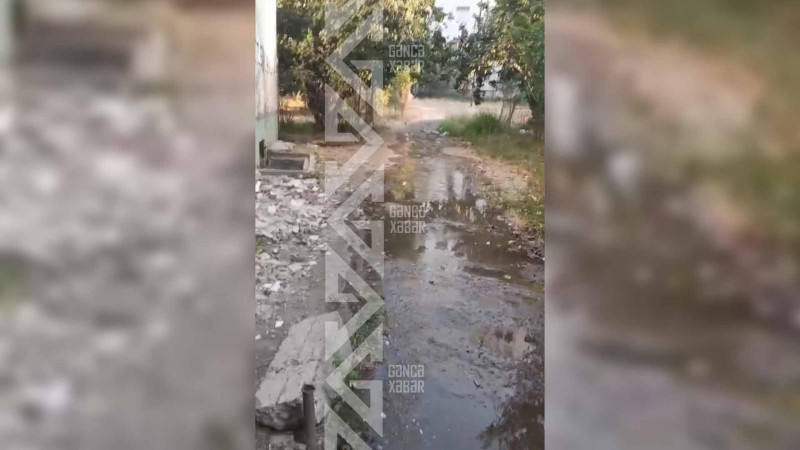 Yeni Gəncədə kommunal qəza qeydə alınıb