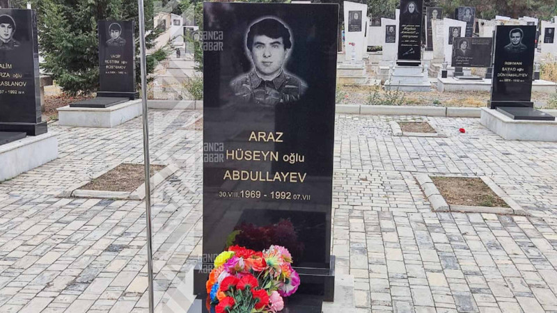 Şəhid Araz Abdullayevin mövlududur