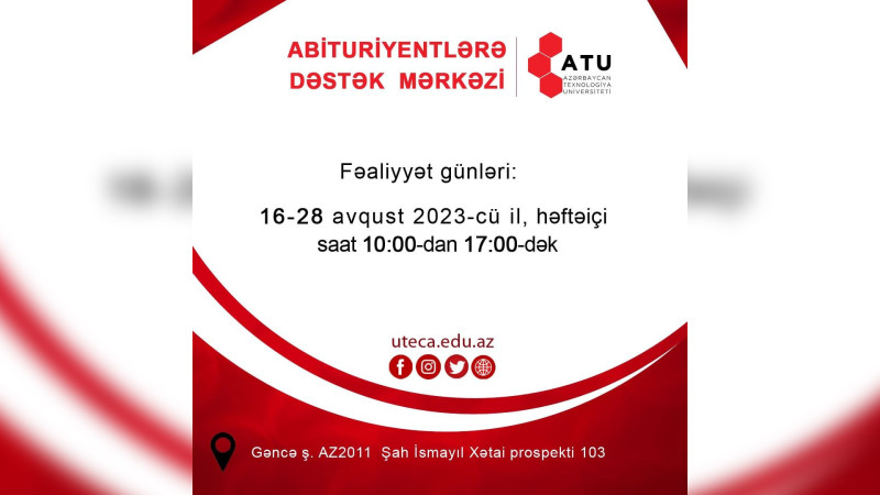 İxtisas seçimi edən abituriyentlərin nəzərinə