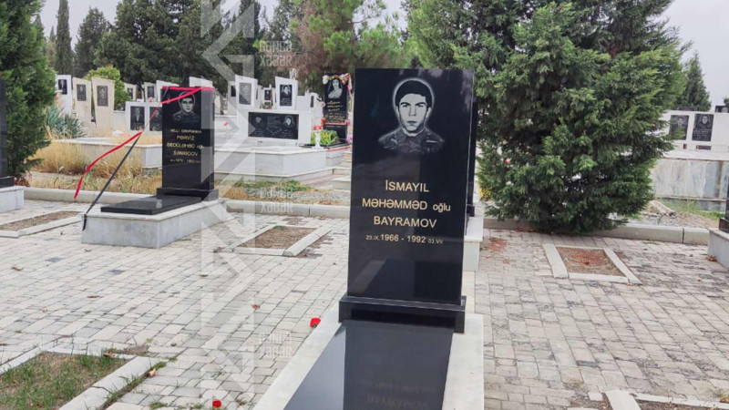 Şəhid İsmayıl Bayramovun mövlududur